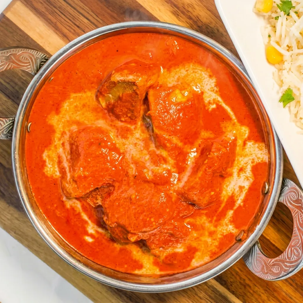 Clay Oven butter chicken Winnipeg signature creamy tomato curry